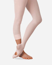 Load image into Gallery viewer, Mondor 349 (70 Denier) Convertible Dance Performance Tights in Pink (Ballerina)
