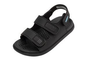 Natives Frankie Sugarlite Sandals in Jiffy Black: Size C8 to C10