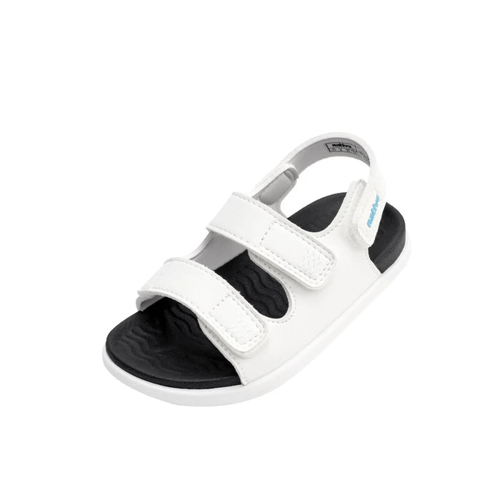 Natives Frankie Sugarlite Sandals in Shell White: Size C4 to C10