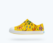 Load image into Gallery viewer, Jefferson Shoes in Crayon Yellow/Robuddies Print: Size C4 to J4
