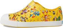 Load image into Gallery viewer, Jefferson Shoes in Crayon Yellow/Robuddies Print: Size C4 to J4
