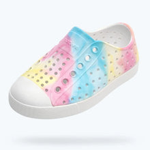 Load image into Gallery viewer, Native Jefferson Shoes in Sugarlite Pastel Tie Dye Print: Size C4 to J4
