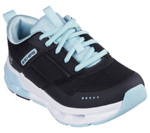 Load image into Gallery viewer, Skechers Kids Glide Step Sneakers Black/Aqua: Size 10.5 to 1
