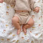 Load image into Gallery viewer, Aden + Anais Silky Soft Muslin Cotton Swaddle Blanket in Safari Print
