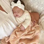 Load image into Gallery viewer, Aden + Anais Silky Soft Muslin Cotton Swaddle Blanket in Tan Sun Print
