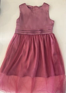 Girls Fancy Purple Party Dress: Size 2-14