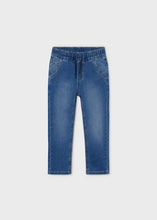 Load image into Gallery viewer, Mayoral Soft Medium Wash Denim Jogger Jeans : Size 2 to 9 Years
