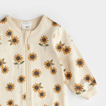 Load image into Gallery viewer, Petit Lem Baby Sunflower Print Sleeper Size NB to 18M
