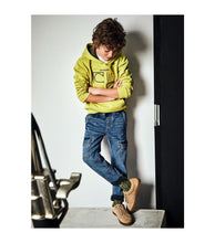 Load image into Gallery viewer, Mayoral Boys Drawstring Denim Cargo Style Joggers: Size 8 to 16
