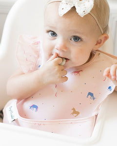 Tiny Twinkle Waterproof Apron Bib - Unicorn Print