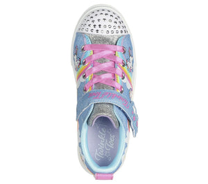 Skechers “Jumpin Clouds” Twinkle Toes Sneakers: Size 10.5 to 2