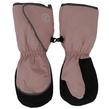 Load image into Gallery viewer, Calikids Waterproof Waterproof Velcro Cuff Mittens in Rose: Size 2 to 6 Years
