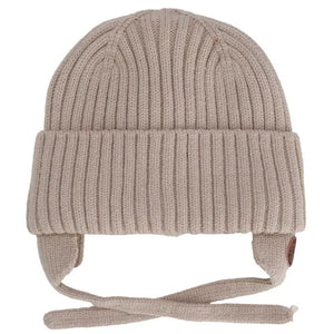 Calikids Soft Knit Toque in Beige: Size 3-9 M