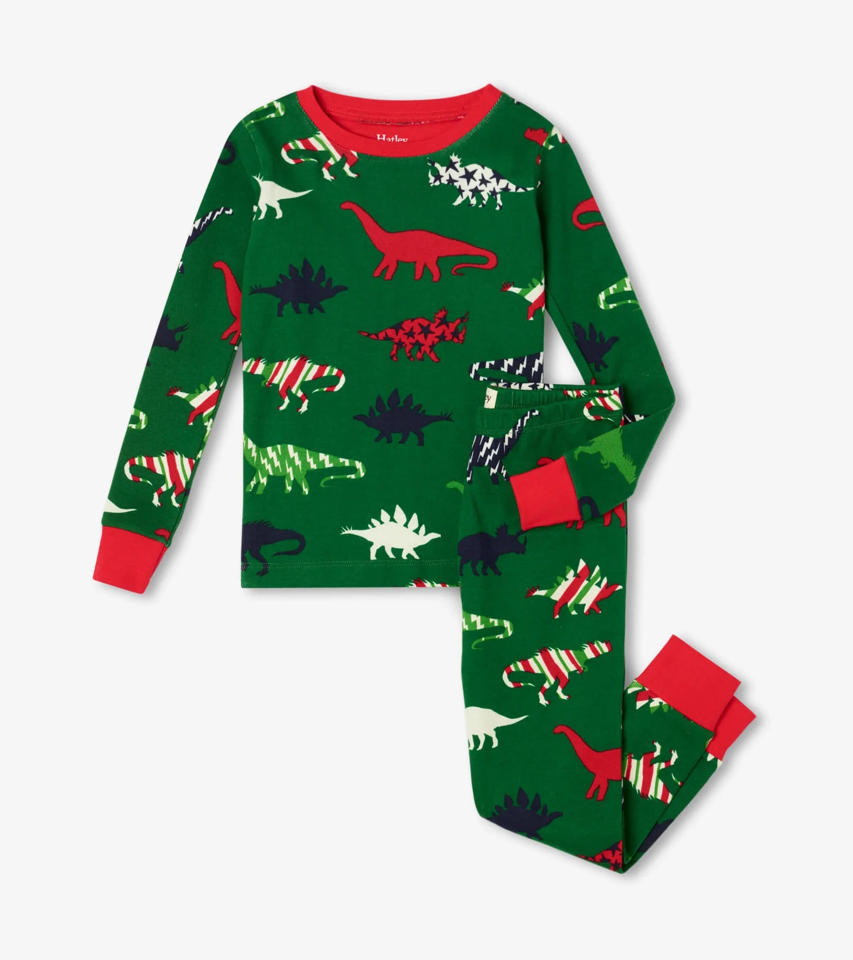 Holiday dinosaur pajamas sale