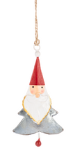 Load image into Gallery viewer, Ganz Santa Shapes Metal Ornaments: 4 Styles
