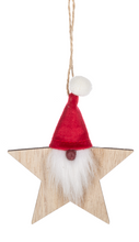 Load image into Gallery viewer, Ganz Santa Shapes Wood Ornaments: 3 Styles
