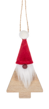 Load image into Gallery viewer, Ganz Santa Shapes Wood Ornaments: 3 Styles
