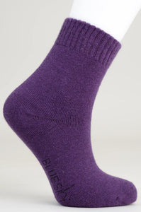 Blue Sky Clothing Teen/Adult Merino Wool Socks in Purple