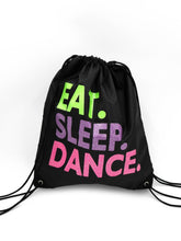 Load image into Gallery viewer, Capezio “Eat.Sleep.Dance.” Drawstring Bag
