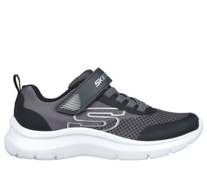 Skechers “Skech Fast Solar Squad” Sneakers in Black/Charcoal: Size 10.5 to 3.5