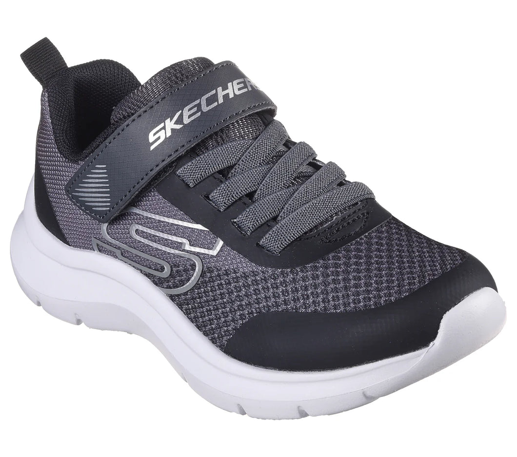 Skechers “Skech Fast Solar Squad” Sneakers in Black/Charcoal: Size 10.5 to 3.5