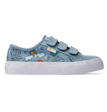 Load image into Gallery viewer, DC Manual V Velcro Sneakers in Heather Denim: Size 10 to 7
