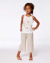 Load image into Gallery viewer, Deux Par Deux Crinkle Jersey Floral Graphic Tank Top: Size 2 to 10
