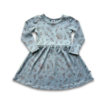 Load image into Gallery viewer, Little &amp; Lively “Market Veggies” Daphne Bamboo Cotton Dress MADE IN CANADA: Size 1/2T to 9/10
