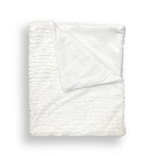 Load image into Gallery viewer, Piccolo Bambino Faux Fur Baby Blanket in White

