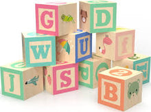 Load image into Gallery viewer, Schylling Wooden Alphabet Blocks Set
