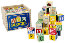 Load image into Gallery viewer, Schylling Wooden Alphabet Blocks Set
