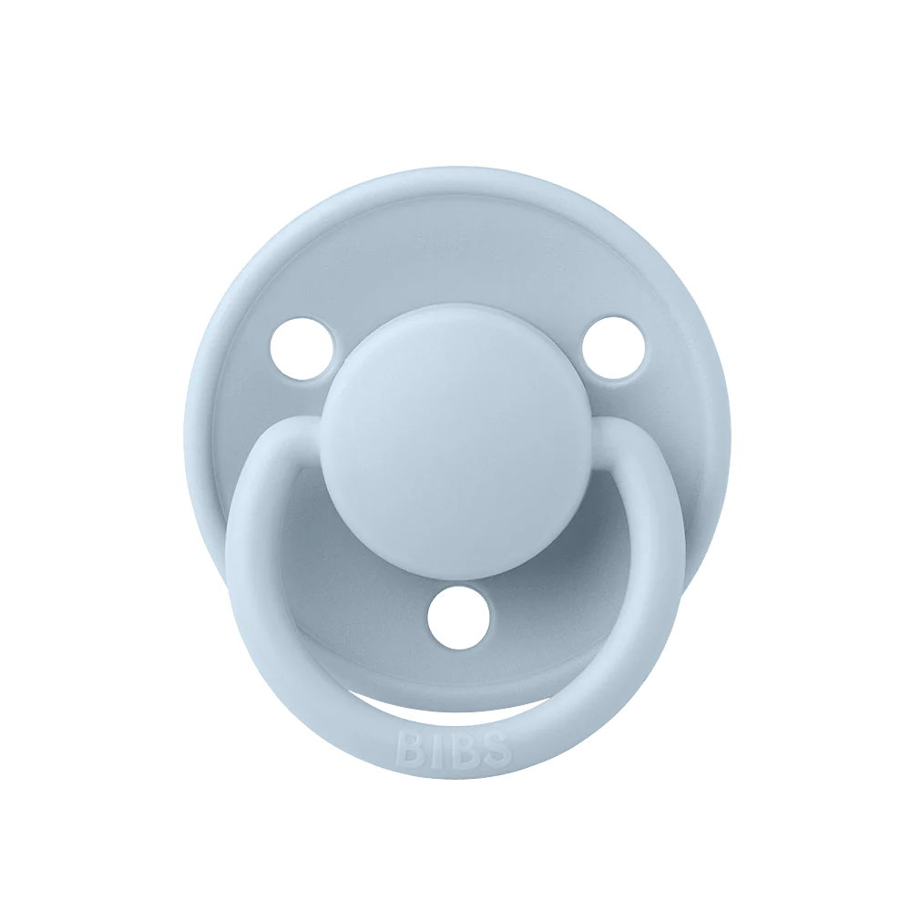 BIBs 2 Colour Pacifier Set of 2 in Baby Blue (6+ Months)