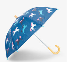 Load image into Gallery viewer, Hatley Prancing Pony Colour Changing Umbrella
