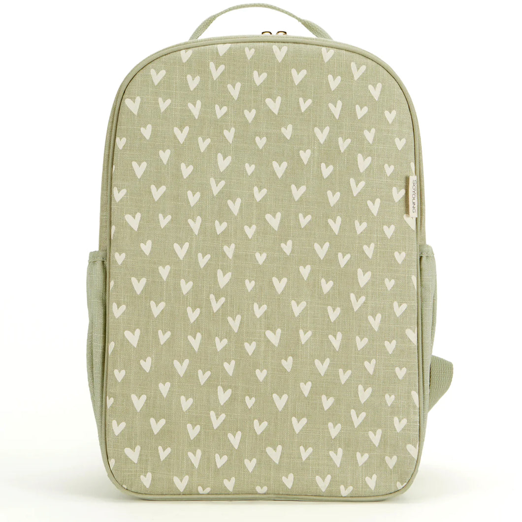 SoYoung “Little Hearts -Sage” Grade School Backpack