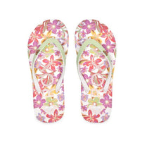 Load image into Gallery viewer, Roxy Girls “Pebbles” Flower Print Flip Flops : Size 13 to 4
