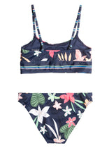 Load image into Gallery viewer, Roxy “Vacay For Life” Cropped Bikini: Size 7 to 12 Years
