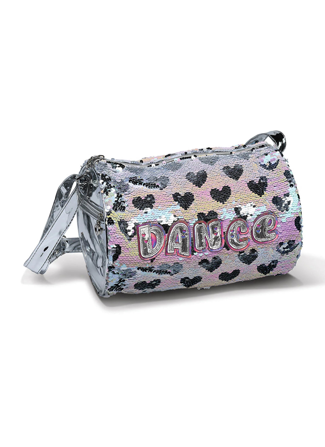 Danz n Motion “Hearts Pearlescent” Sequin Duffle Bag