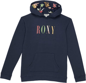 Roxy “Hope You Trust” Hooded Sweatshirt in Navy : Size 8 to 16 Years