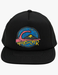 Quicksilver Boys Black Mountain Snap Back Trucker Hat