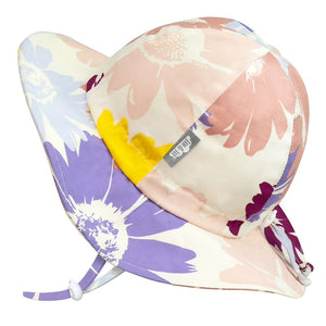 Jan & Jul Gro-with-me Bucket Hat in Colourful Daisy Print : Sizes S to XL