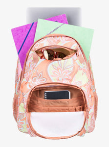 Roxy “Shadow Swell” Pastel Swirl Print Backpack