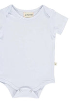 Load image into Gallery viewer, Me &amp; Henry “Walty” Short Sleeved Ribbed Textured Onesie in White : Size 0/3M to 18/24M
