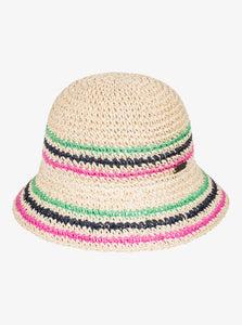 Roxy “Barrier Reef” Straw Bucket Hat
