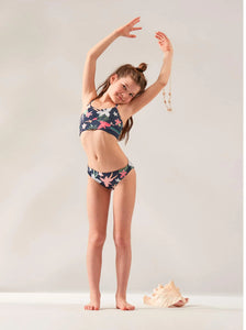 Roxy “Vacay For Life” Cropped Bikini: Size 7 to 12 Years