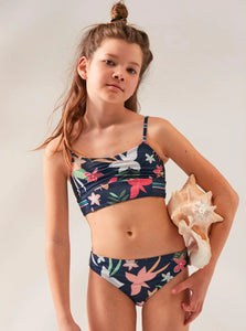 Roxy “Vacay For Life” Cropped Bikini: Size 7 to 12