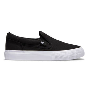 DC Manual Slip On in Black *Vegan Friendly Materials* : Size 2 to 6