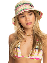Load image into Gallery viewer, Roxy “Barrier Reef” Straw Bucket Hat
