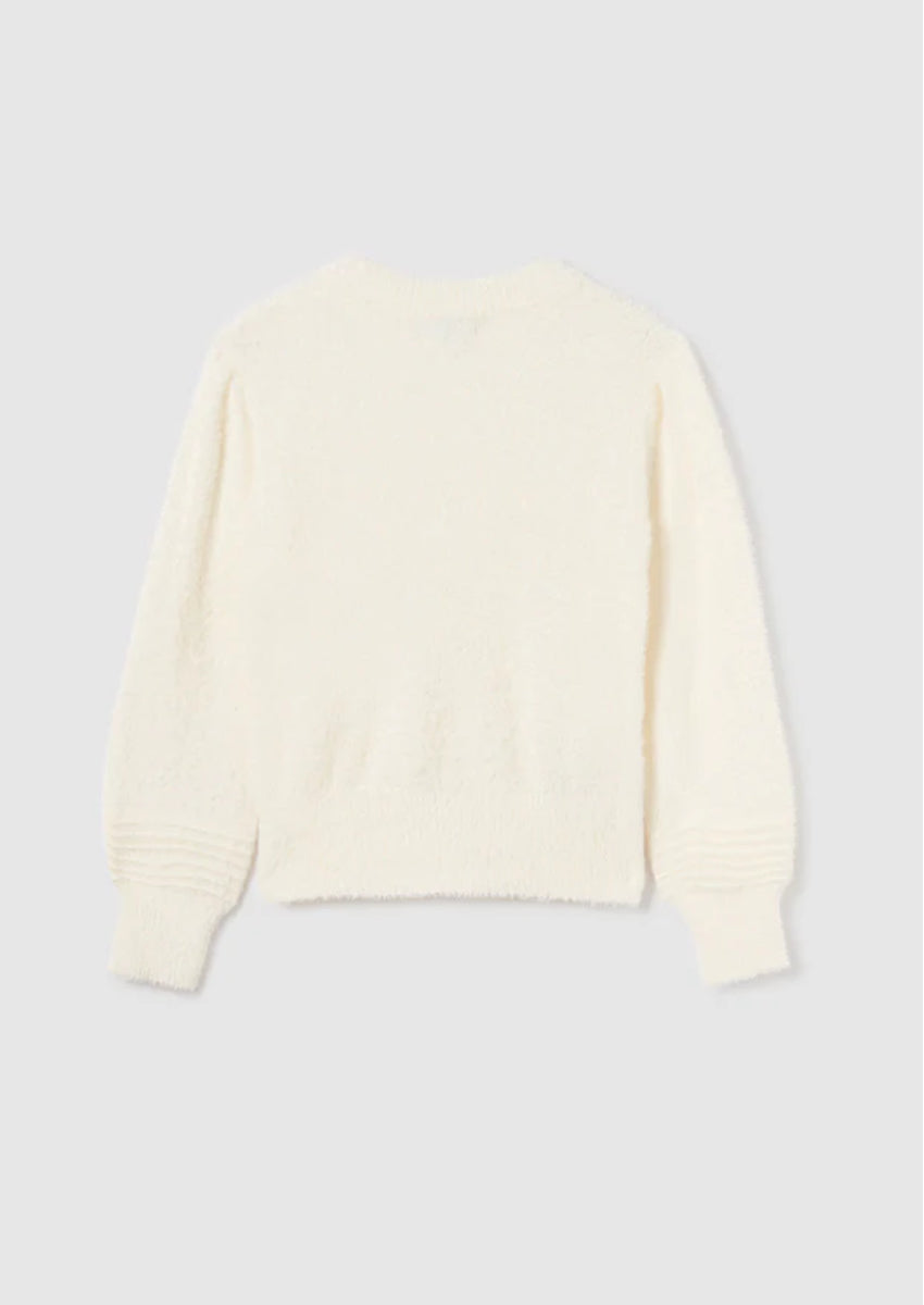 Mayoral Soft Sweater In Colour Crème : Size 8 to 14