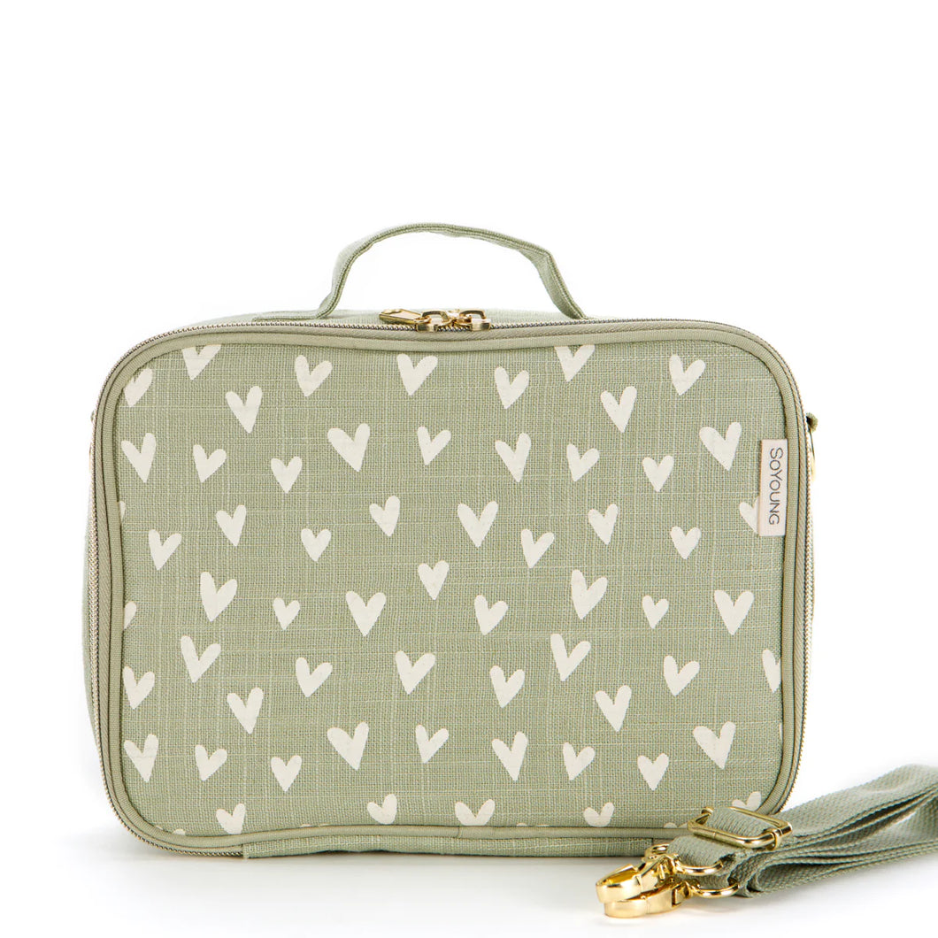 SoYoung “Little Hearts - Sage” Lunch Box