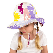 Load image into Gallery viewer, Jan &amp; Jul Gro-with-me Bucket Hat in Colourful Daisy Print : Sizes S to XL
